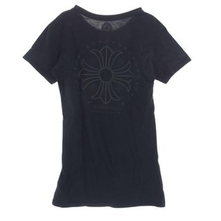 クロムハーツ(Chrome Hearts)のCHROME HEARTS クロムハーツ（原本無） Ｔシャツ CHプラス バック プリント ロゴ 半袖 Tシャツ ブラック系 M【中古】(シャツ/ブラウス(半袖/袖なし))