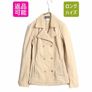 パタゴニア(patagonia)の05年製 パタゴニア メトロ ガイド ジャケット レディース M 程 古着 PATAGONIA アウトドア ダブルブレスト テーラード ブレザー ストレッチ(テーラードジャケット)