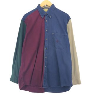 ノーティカ(NAUTICA)の古着 90年代 ノーティカ NAUTICA 長袖 ボタンダウンシャツ メンズL ヴィンテージ /eaa425213(シャツ)