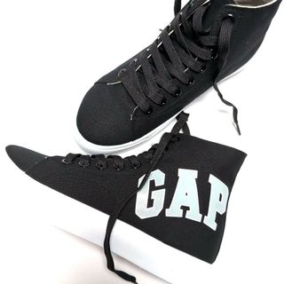 ギャップ(GAP)の新品♪GAP 23.0センチ ハイカットスニーカー レディース blk12208(スニーカー)