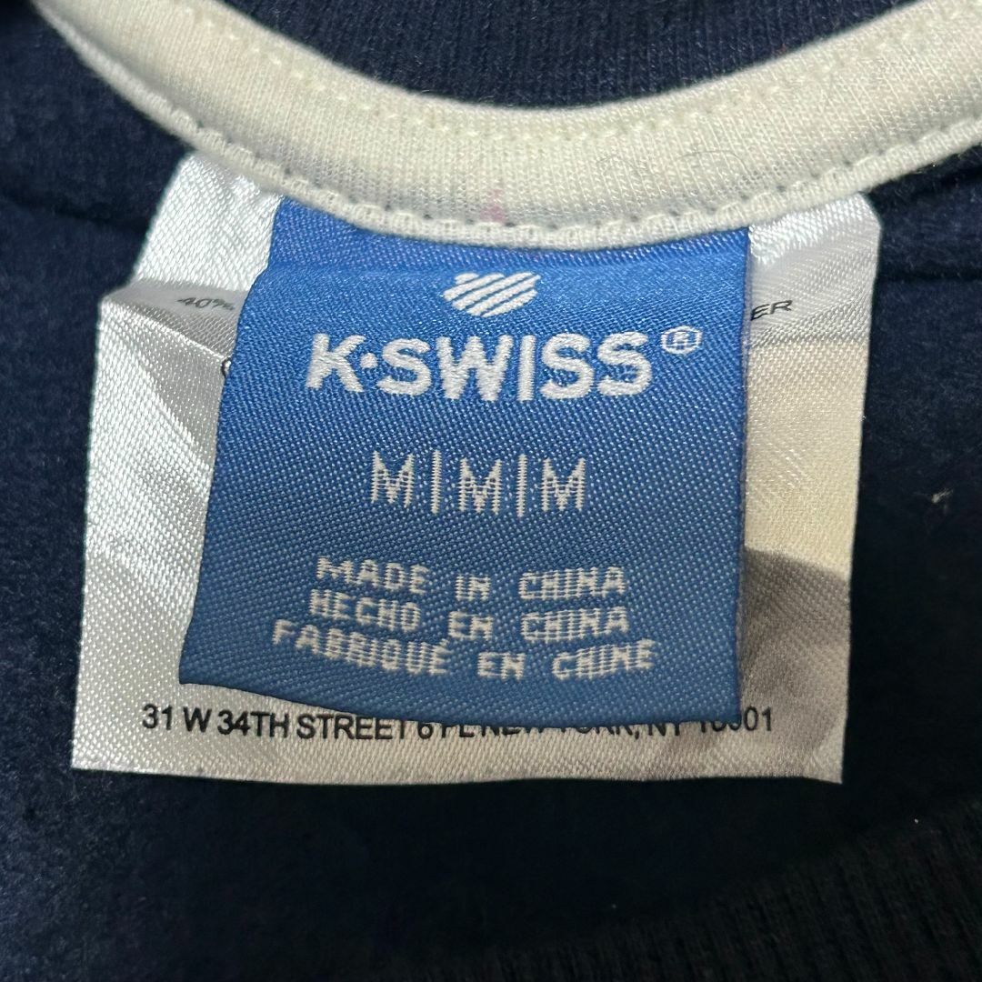 K-SWISS(ケースイス)の【超美品】ケースイス スウェット M 切り替えデザイン ✓3720 メンズのトップス(スウェット)の商品写真