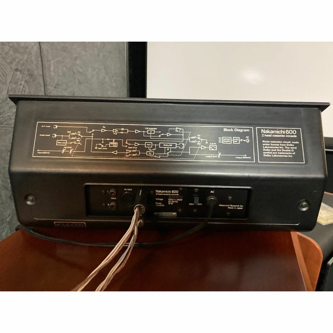 Nakamichi 600 2ヘッドカセットデッキ 昭和遺産の通販 by あんち Nakamichi 600 2ヘッドカセットデッキ 昭和遺産の通販 by あんち