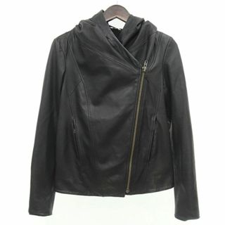 HELMUT LANG - M 良品 HELMUT LANG HOODED LT JK ブラック 黒