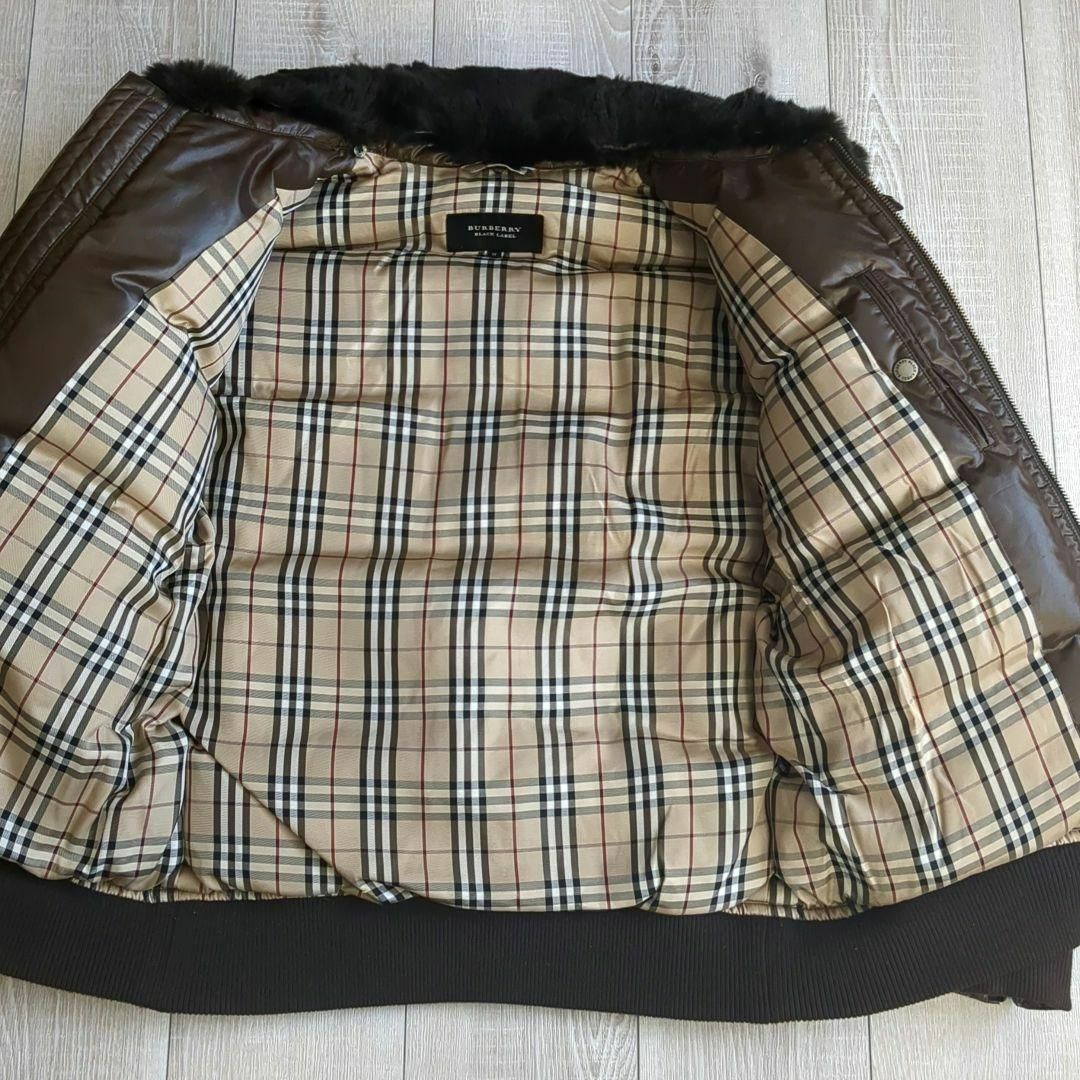 BURBERRY(バーバリー)のBURBERRY BLACK LABEL ダウンジャケット M ダークブラウン メンズのジャケット/アウター(ダウンジャケット)の商品写真