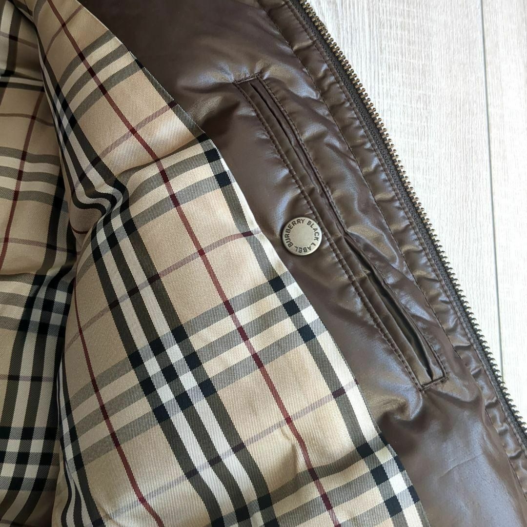 BURBERRY(バーバリー)のBURBERRY BLACK LABEL ダウンジャケット M ダークブラウン メンズのジャケット/アウター(ダウンジャケット)の商品写真