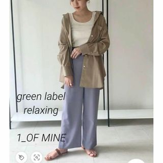 ユナイテッドアローズグリーンレーベルリラクシング(UNITED ARROWS green label relaxing)のグリーンレーベルリラクシング　1_OF MINE　スリットロングシャツ(シャツ/ブラウス(長袖/七分))