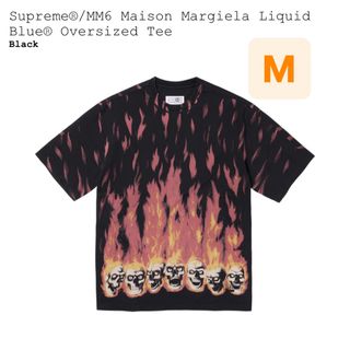 シュプリーム(Supreme)のSupreme MM6 Liquid Blue Oversized Tee(Tシャツ/カットソー(半袖/袖なし))