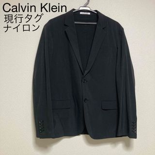 シーケーカルバンクライン(ck Calvin Klein)のCK カルバンクライン 春夏 テーラードジャケット 黒 ブラック 現行タグ (テーラードジャケット)