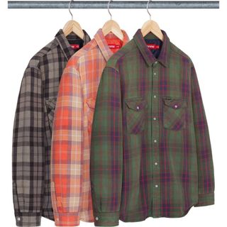 シュプリーム(Supreme)の新品 supreme Quilted Flannel Snap Shirt (シャツ)