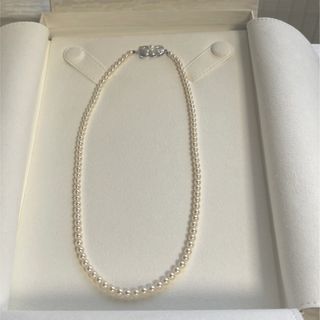 ミキモト(MIKIMOTO)の【特価】ミキモトベビーパールネックレス シルバー約38cm(ネックレス)