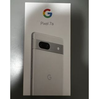 グーグルピクセル(Google Pixel)のpixel7a 新品未使用　ホワイト(スマートフォン本体)