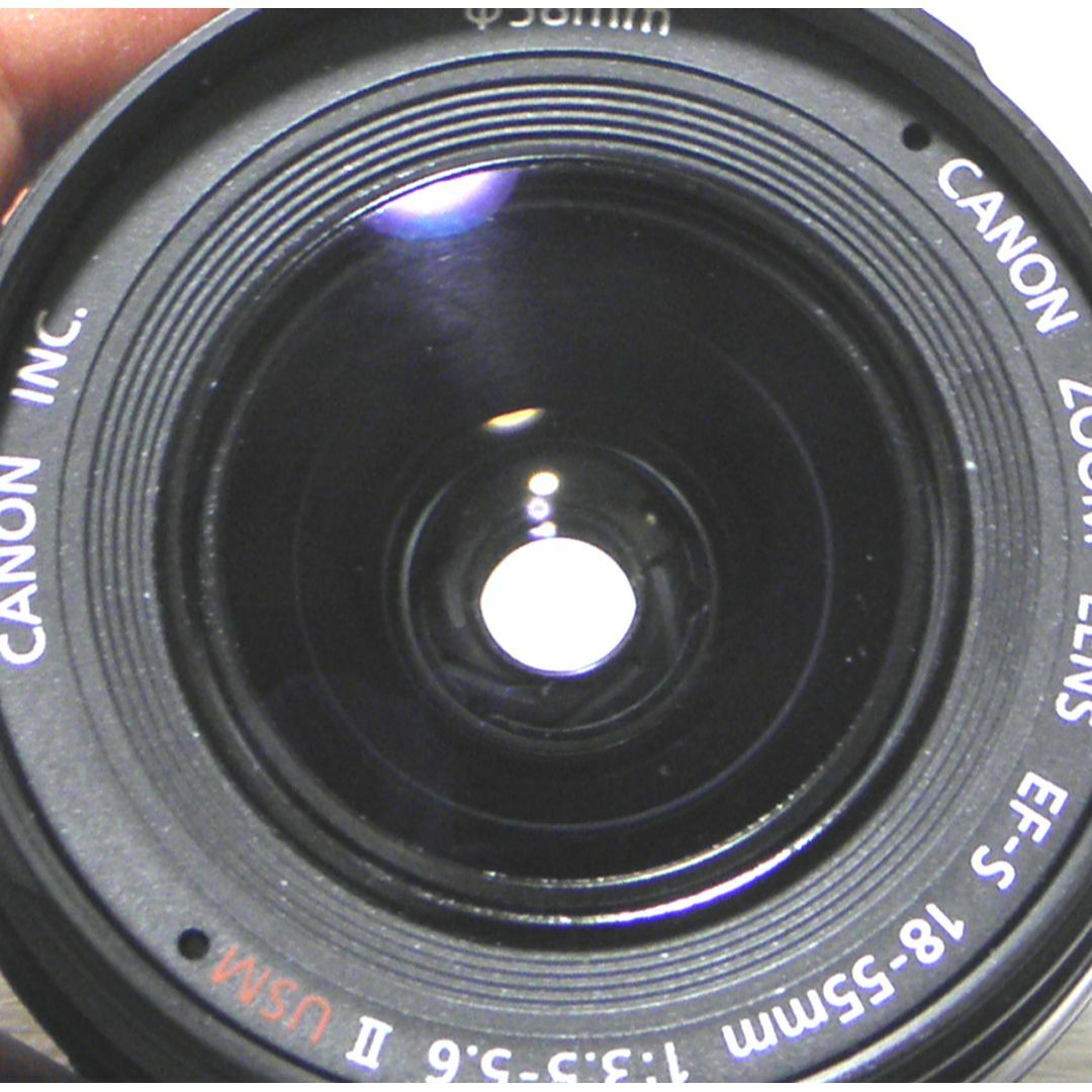 Canon(キヤノン)のキヤノン レンズ EF-S 18-55mm f3.5-5.6ⅡUSM　動作未確認 スマホ/家電/カメラのカメラ(レンズ(ズーム))の商品写真