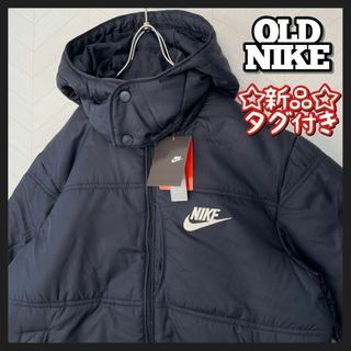 入手不可 新品 タグ付き OLD NIKE 中綿 ナイロンジャケット 刺繍ロゴ