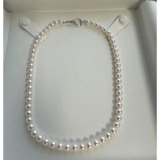 ミキモト(MIKIMOTO)の【美品】ミキモトのセカンドブランドペルリータパールネックレス約43cm(ネックレス)