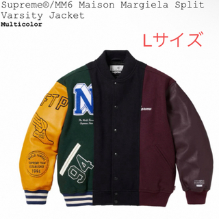 シュプリーム(Supreme)のMM6 Maison Margiela Split Varsity Jacket(スタジャン)