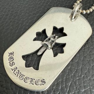 クロムハーツ(Chrome Hearts)のクロムハーツ CHクロス ダガードッグタグ ロサンゼルス限定(ネックレス)