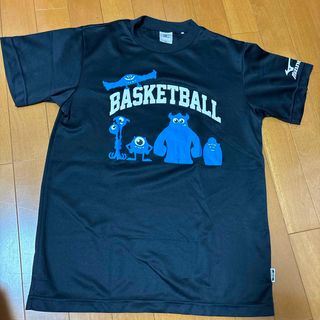 ミズノ(MIZUNO)のバスケ Tシャツ 160センチ 半袖 練習用 半袖 黒(バスケットボール)