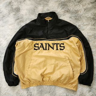 Majestic - NFL NEW ORLEANS SAINTS セインツ ハーフジップ