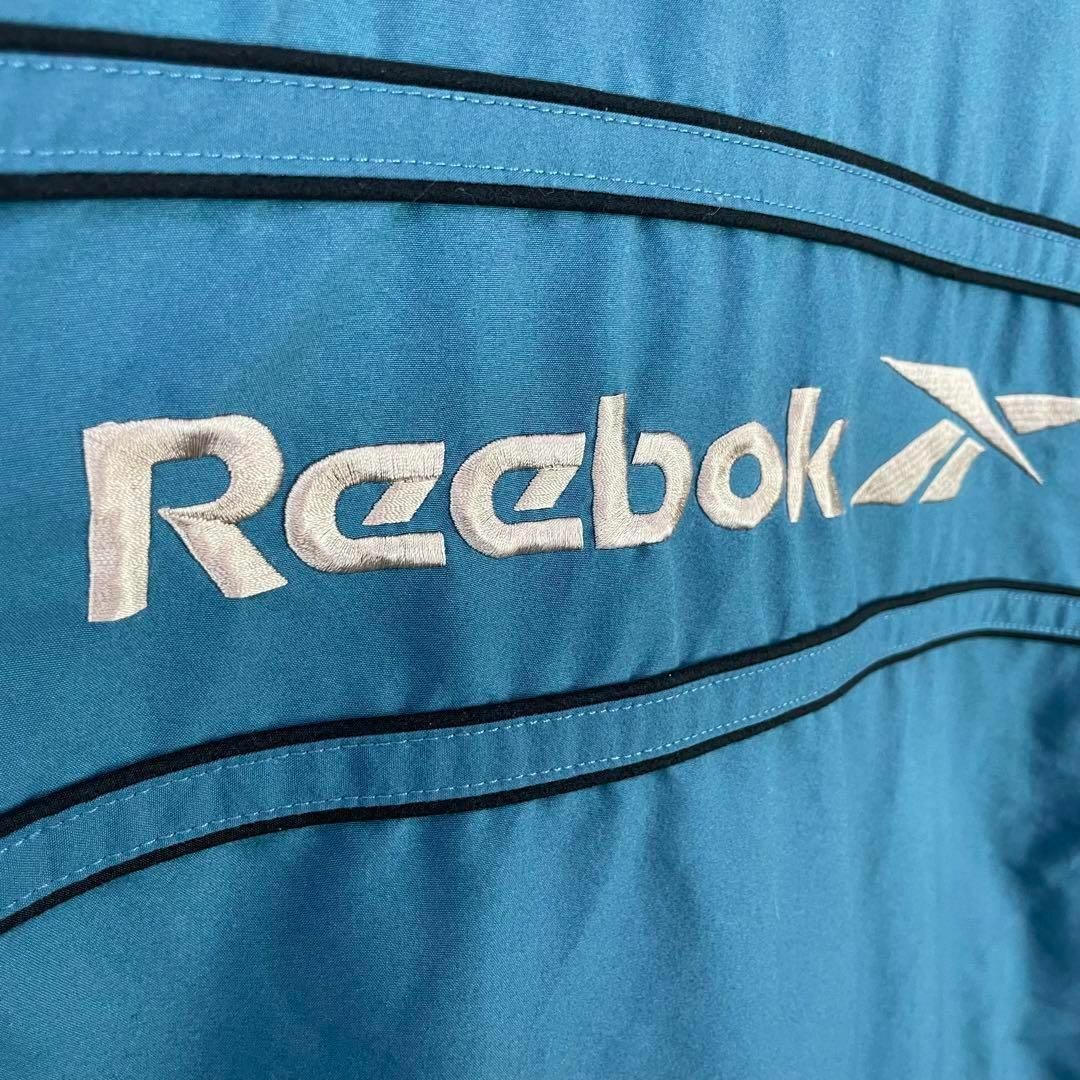 Reebok(リーボック)の激レア 90s リーボック ハイネック ジャケット 極太アーム オーバーサイズ メンズのジャケット/アウター(ナイロンジャケット)の商品写真