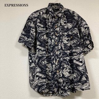 ヴィンテージ(VINTAGE)の【ヴィンテージ】 EXPRESSIONS アロハシャツ レーヨン100% 夏物(シャツ)