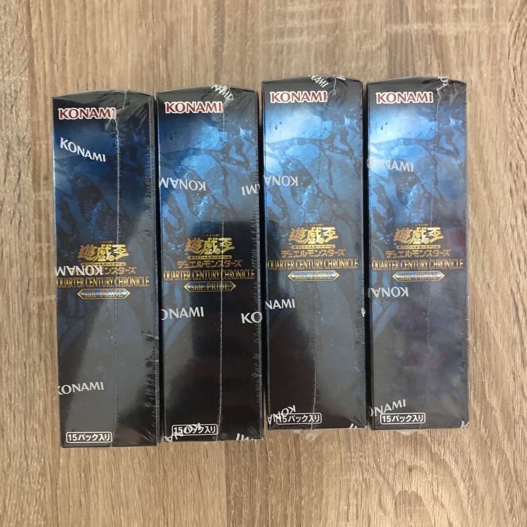 ☆遊戯王【25th side:PRIDE×4BOX】新品!未開封!シュリンク付 ☆遊戯王【25th side:PRIDE×4BOX】新品!未開封!シュリンク付