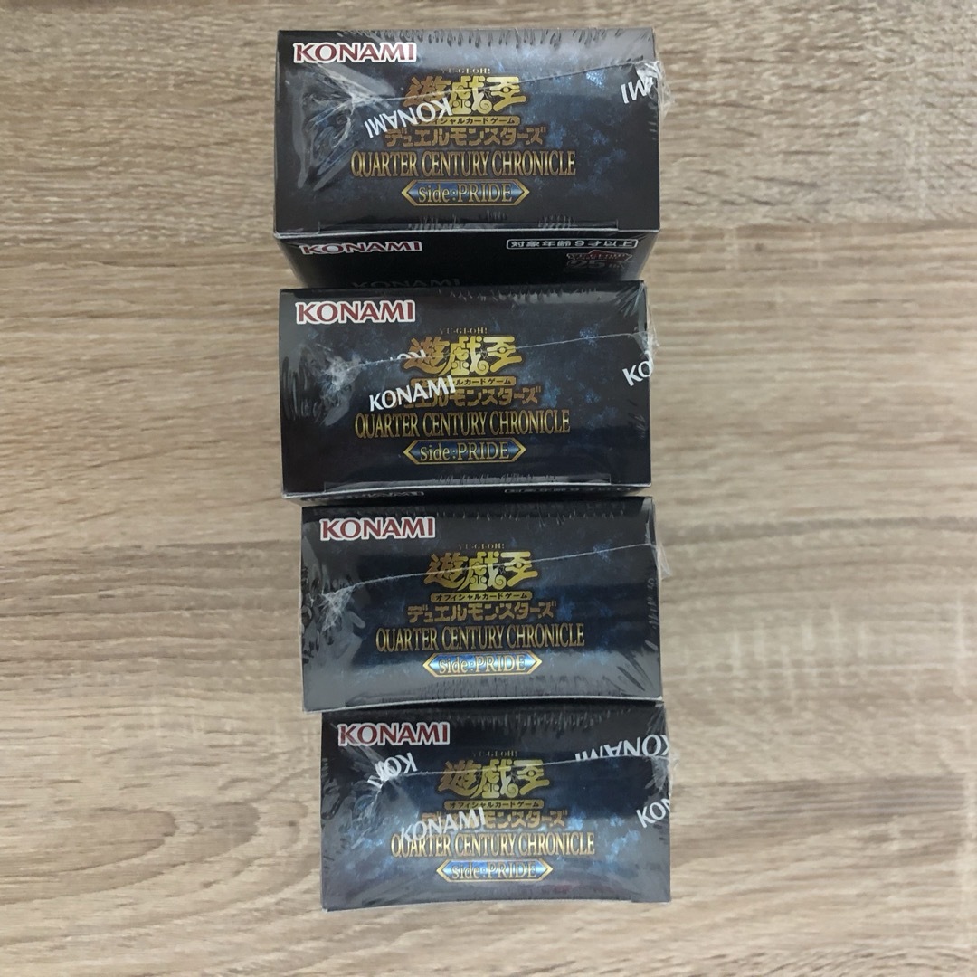 ☆遊戯王【25th side:PRIDE×4BOX】新品!未開封!シュリンク付 ☆遊戯王【25th side:PRIDE×4BOX】新品!未開封!シュリンク付