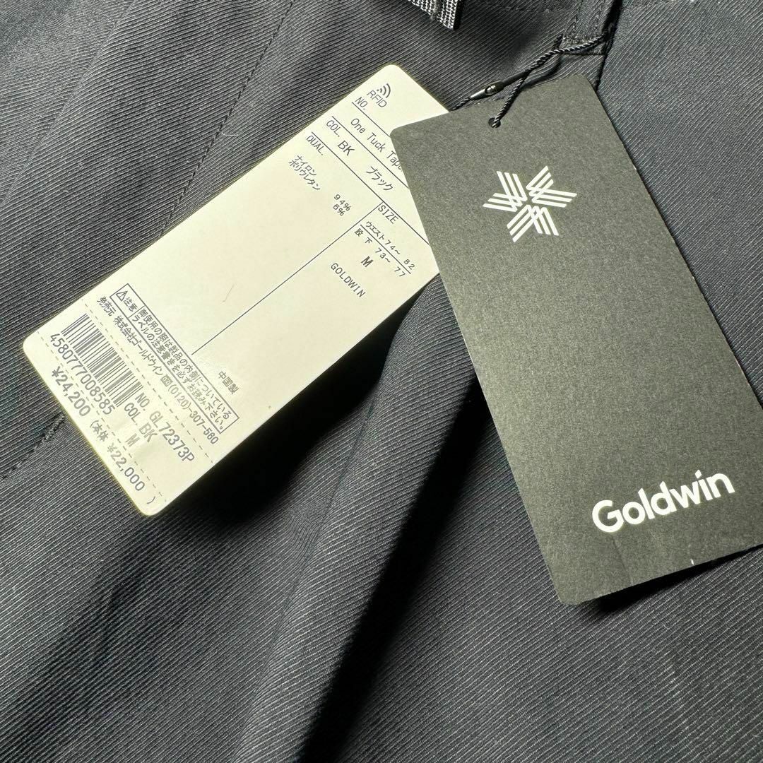 GOLDWIN(ゴールドウィン)のGOLDWIN ワンタックテーパードアンクルパンツ Mサイズ ブラック メンズのパンツ(ワークパンツ/カーゴパンツ)の商品写真