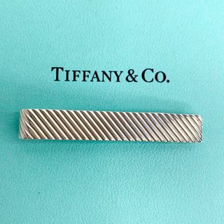 ティファニー(Tiffany & Co.)のティファニー 希少 ヴィンテージ タイピン ネクタイ スーツ ストライプ y57(ネクタイピン)