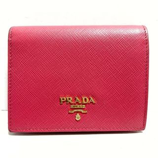 プラダ(PRADA)のプラダ 2つ折り財布 - 1MV204 ピンク(財布)