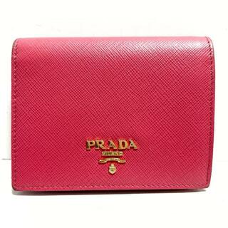 プラダ(PRADA)のプラダ 2つ折り財布 - 1MV204 ピンク(財布)