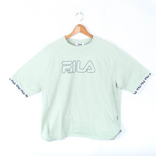 フィラ(FILA)のフィラ 半袖Tシャツ ロゴT スポーツウエア 大きいサイズ レディース LLサイズ グリーン FILA(Tシャツ(半袖/袖なし))
