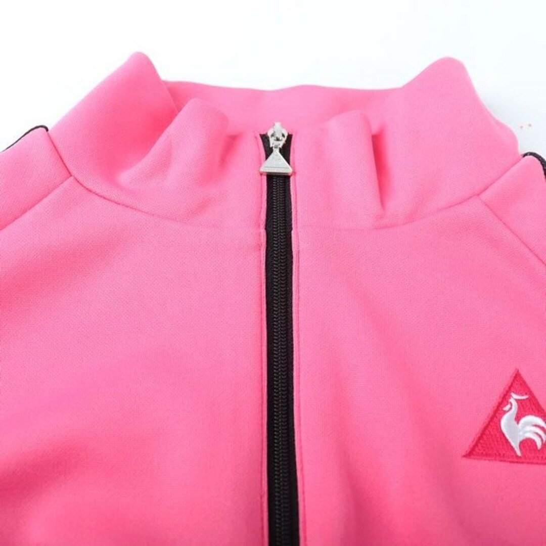 le coq sportif(ルコックスポルティフ)のルコックスポルティフ 長袖Tシャツ ハーフジップ スマートフィット ゴルフウエア レディース Mサイズ ピンク le coq sportif レディースのトップス(Tシャツ(長袖/七分))の商品写真