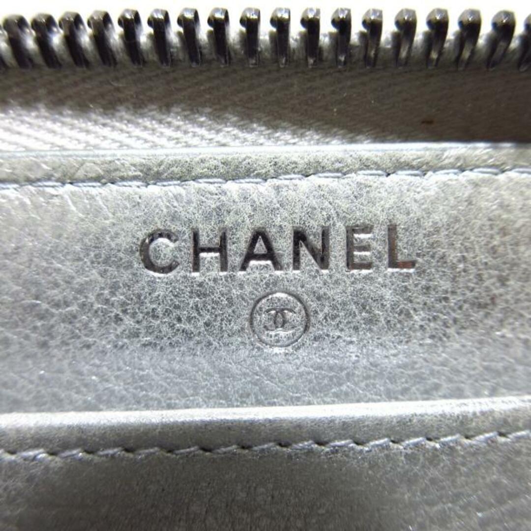 CHANEL(シャネル)のシャネル 長財布美品  シルバー ラムスキン レディースのファッション小物(財布)の商品写真