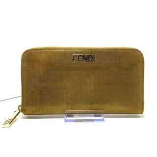 フェンディ(FENDI)のフェンディ 長財布 - 8M0024-DRB ゴールド(財布)