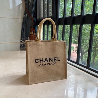 シャネル(CHANEL)のCHANEL トートバッグ エコバック ノーベルティ 麻(エコバッグ)