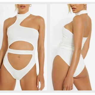 エイソス(asos)の英国インポート♡ワンピース水着 UK12 セクシー ウエストオープン(水着)