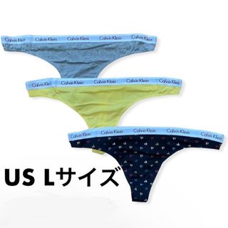 カルバンクライン(Calvin Klein)の大きいサイズ★【CalvinKlein】THONG ３枚セット　Tバッグ(ショーツ)