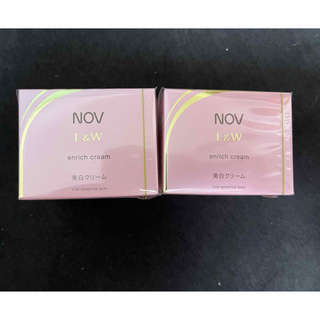 ノブ(NOV)のノブ l&w エンリッチクリーム 医薬部外品×2(フェイスクリーム)