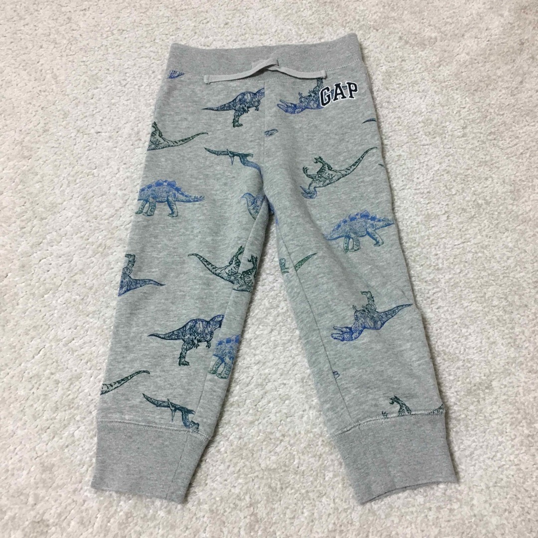 babyGAP(ベビーギャップ)のbaby GAP 裏起毛パンツ　恐竜　サイズ95相当 キッズ/ベビー/マタニティのキッズ服男の子用(90cm~)(パンツ/スパッツ)の商品写真