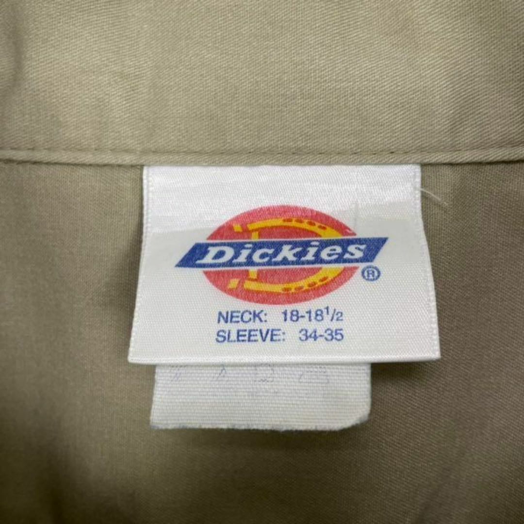 Dickies(ディッキーズ)のUSA古着 ディッキーズ シャツ 長袖 ワークシャツ 太アーム ビックサイズ メンズのトップス(シャツ)の商品写真