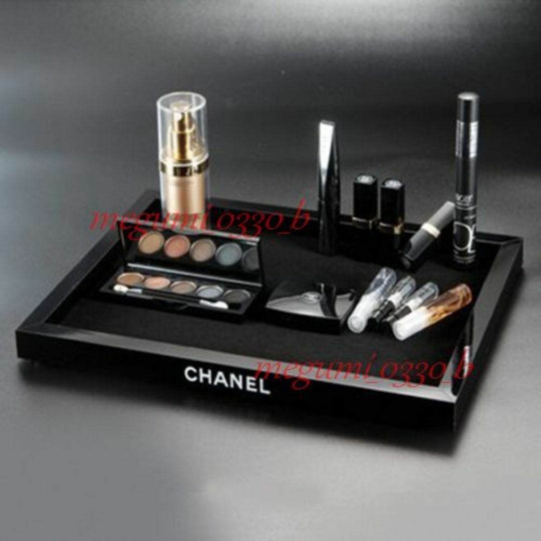 CHANEL(シャネル)の布トレー☆★シャネル ノベルティ アクセサリー コスメ トレー 非売品 入手困難 インテリア/住まい/日用品のインテリア小物(小物入れ)の商品写真