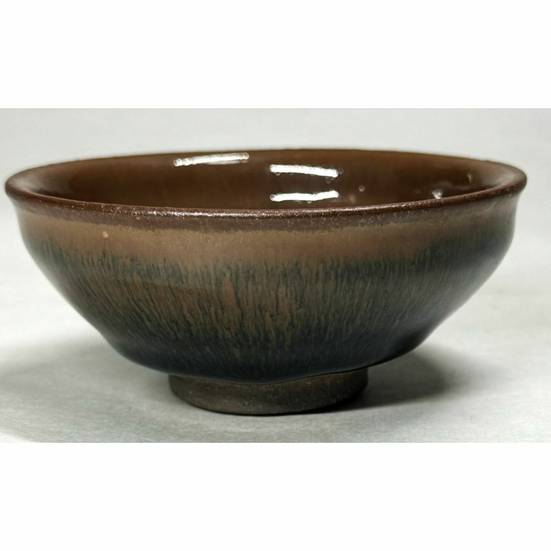 時代物 天目茶碗 唐物 伝世品焼物 ウブ品 入手困難 骨董 中国WWTT245 エンタメ/ホビーの美術品/アンティーク(陶芸)の商品写真