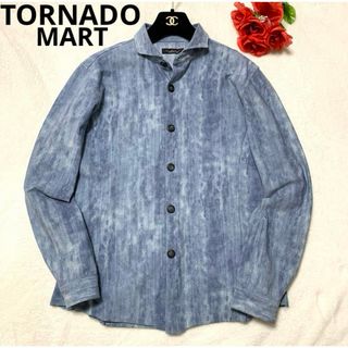 トルネードマート(TORNADO MART)の【美品】TORNADO MART ストレッチ デニムシャツ 希少LL(Gジャン/デニムジャケット)