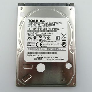 トウシバ(東芝)のTOSHIBA製 2.5インチ ハイブリッドHDD SSHD SATA 1TB(PCパーツ)