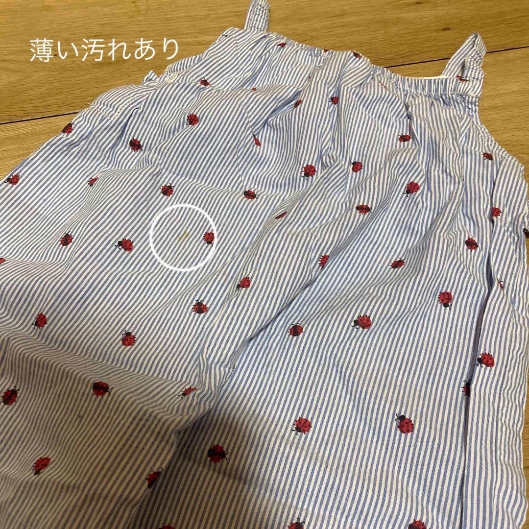 POLO（RALPH LAUREN）(ポロ)のPOLO baby ポロベビー　デニムスカート　H&M オールインワン キッズ/ベビー/マタニティのキッズ服女の子用(90cm~)(スカート)の商品写真