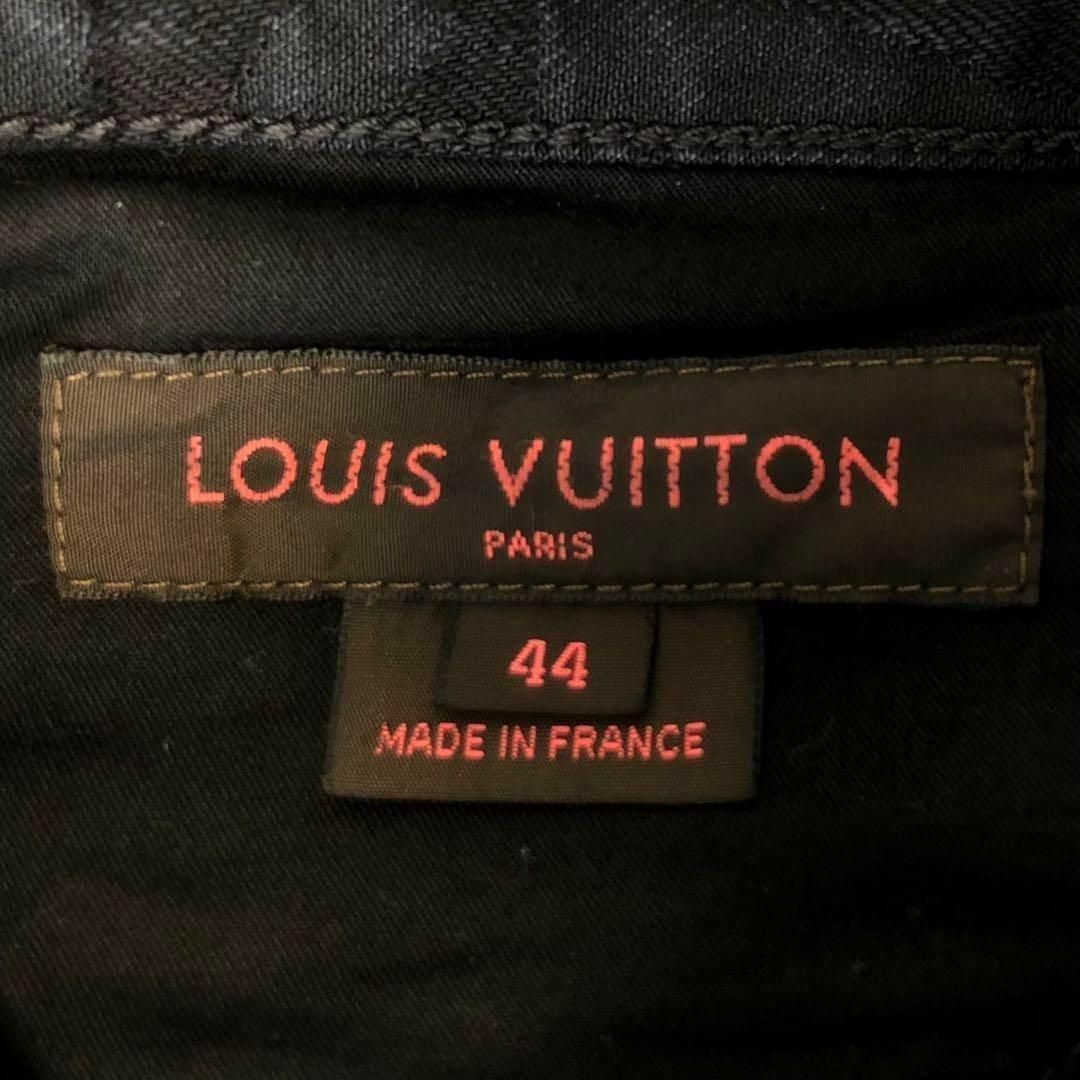 LOUIS VUITTON(ルイヴィトン)の［美品・09SS］ルイヴィトン　グラフィティ　総柄　ダメージデニム　パンツ レディースのパンツ(デニム/ジーンズ)の商品写真