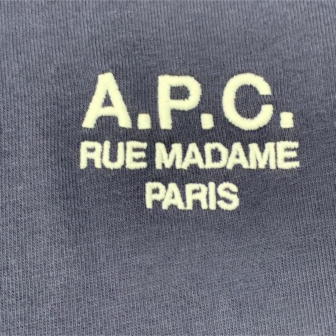 A.P.C(アーペーセー)の【美品】A.P.C. 23SS 新作 olivier ロンT ネイビー メンズのトップス(Tシャツ/カットソー(七分/長袖))の商品写真