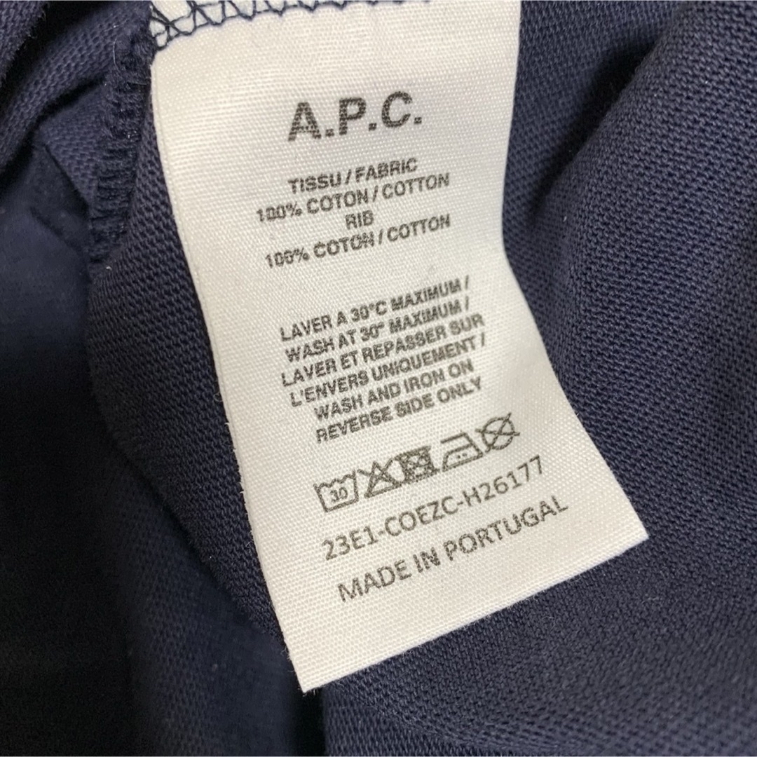 A.P.C(アーペーセー)の【美品】A.P.C. 23SS 新作 olivier ロンT ネイビー メンズのトップス(Tシャツ/カットソー(七分/長袖))の商品写真