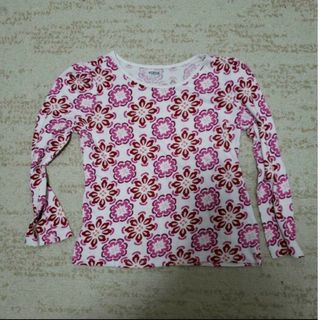 オールドネイビー(Old Navy)の女の子花柄トップス ロンT100(Tシャツ/カットソー)