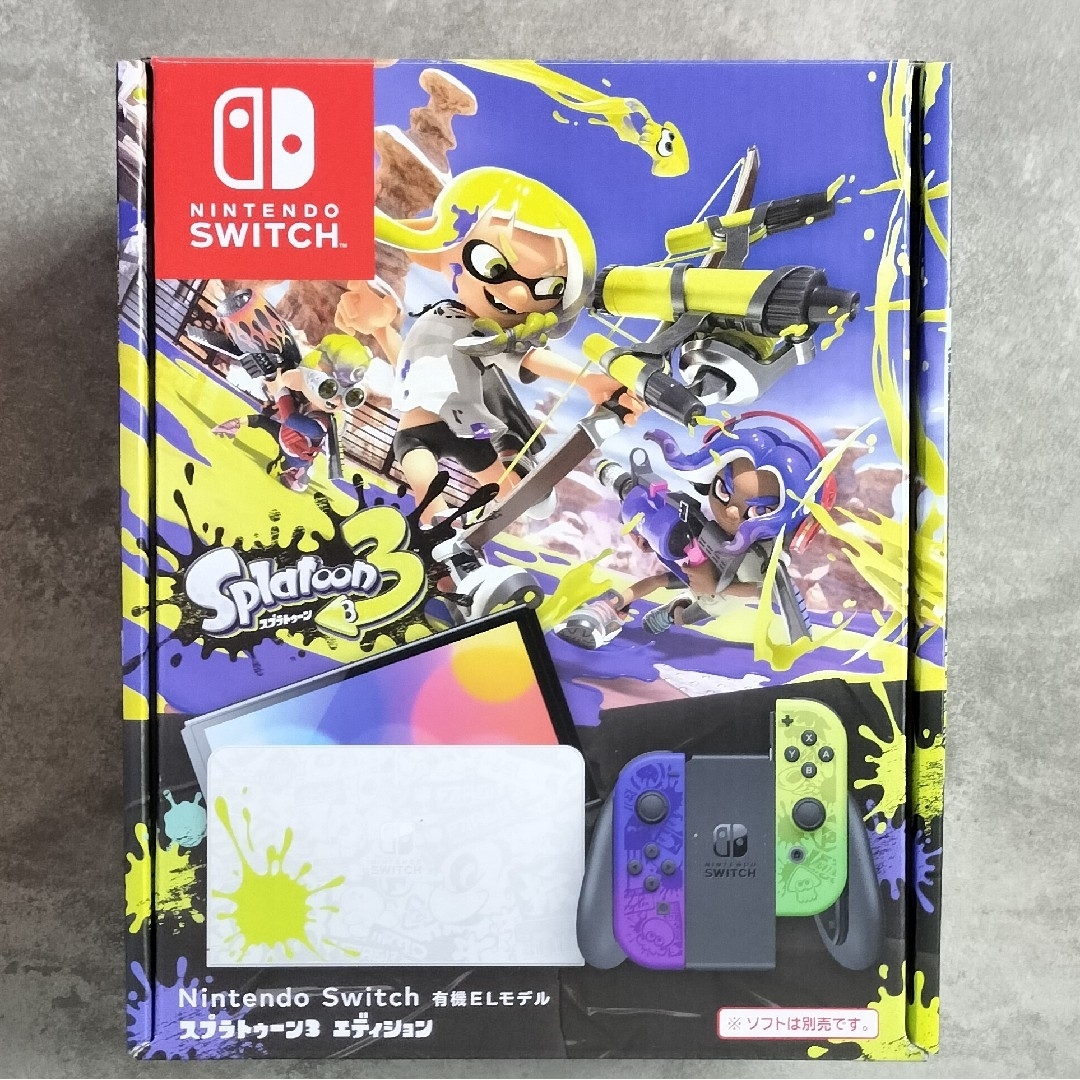 Nintendo Switch(ニンテンドースイッチ)の任天堂 ニンテンドースイッチ 有機ELモデル スプラトゥーン3 外箱のみ エンタメ/ホビーのゲームソフト/ゲーム機本体(その他)の商品写真